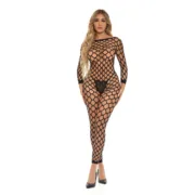 Bodystocking Pink Lipstick Preto (Tamanho único) Lingerie e Roupa Interior - nacloset
