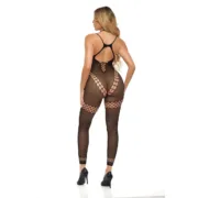 Bodystocking Pink Lipstick Preto (Tamanho único) Lingerie e Roupa Interior - nacloset 2