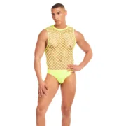 Conjunto de Lingerie Rainbow Party Amarelo S/M Fantasias eróticas - nacloset
