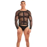 Conjunto de Lingerie Rainbow Party Preto L/XL Fantasias eróticas - nacloset
