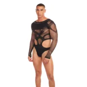Body Rainbow Party Preto L/XL Fantasias eróticas - nacloset