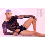 Body Rainbow Party Preto L/XL Fantasias eróticas - nacloset 2