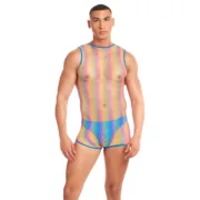 Conjunto de Lingerie Rainbow Party Multicolor S/M Fantasias eróticas - nacloset