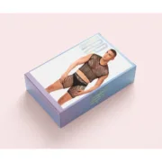 Conjunto de Lingerie Rainbow Party Preto L/XL Fantasias eróticas - nacloset 2