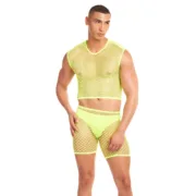 Conjunto de Lingerie Rainbow Party Amarelo S/M Fantasias eróticas - nacloset