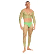 Conjunto de Lingerie Rainbow Party Verde (S/M) Cuequinhas e tangas - nacloset