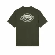 Camisola de Manga Curta Dickies Holtville  Verde Homem Moda | Acessórios - nacloset 2