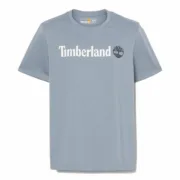 Camisola de Manga Curta Homem Timberland Kennebec River Linear Logo Moda | Acessórios - nacloset