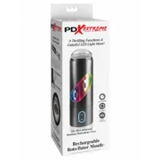 Masturbador Pipedream PDX EXTREME RECHARGEABLE ROTO-BATOR MOUTH BLACK Consoladores - nacloset 2