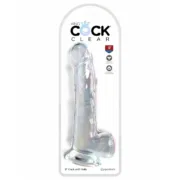 Dildo Realista Pipedream King Cock Clear TPE Transparente Consoladores - nacloset 2