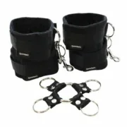 Conjunto de Amarras e Algemas Sportsheets Algemas, mordaças e braçadeiras - nacloset 2