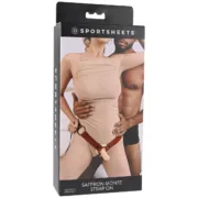 Algemas Kinky Pinky com Amarras Sportsheets Saffron Costas Algemas, mordaças e braçadeiras - nacloset