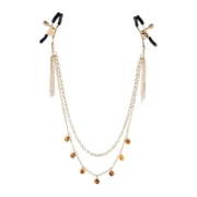 Corrente com Pinças para Mamilos Sportsheets Amber Chained Bondage - nacloset 2