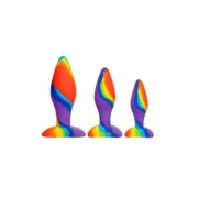 Plug Anal XR Silicone Conjunto 3 Peças Consoladores - nacloset