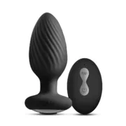 Plug Vibratório Butt NS Novelties Alpine 2.0 Preto Sexshop - nacloset