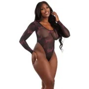 Body Fantasy Lingerie Preto Queen size Babydolls e bodies - nacloset