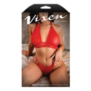 Conjunto de Lingerie Fantasy Lingerie Vermelho (L/XL) Cuequinhas e tangas - nacloset