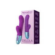 Vibrador Dupla Estimulação FemmeFunn Delola Roxo Sexshop - nacloset 2