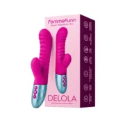 Vibrador Dupla Estimulação FemmeFunn Delola Cor de Rosa Sexshop - nacloset 2