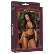 Conjunto de Lingerie Exposed Preto (S/M) Cuequinhas e tangas - nacloset 2