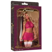 Conjunto de Lingerie Exposed Cor de Rosa (S/M) Cuequinhas e tangas - nacloset
