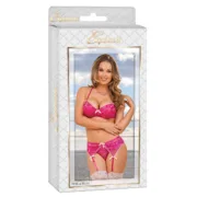Conjunto de Lingerie Exposed Cor de Rosa (S/M) Cuequinhas e tangas - nacloset