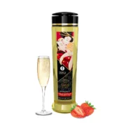 Óleo de Massagem Erótico Shunga 240 ml Champanhe de Morango Massagem Erótica - nacloset 2