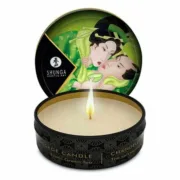 Vela de Massagem Shunga Exotic Green Tea Chá Verde 30 ml Massagem Erótica - nacloset