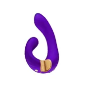 Vibrador Dupla Estimulação Shunga Miyo Roxo Sexshop - nacloset 2