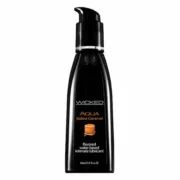 Lubrificante à Base de Água Aqua Salted Caramel 60 ml Wicked 60 ml Lubrificantes à base de água - nacloset