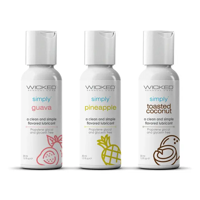 Lubrificante Wicked Sensual Care 3 x 30 ml Lubrificantes à base de água - nacloset