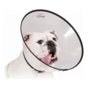 Colar Isabelino para Cães KVP Saf-T-Clear Transparente (15-23 cm) Animais de Estimação - nacloset
