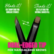 Lápis para Sobrancelhas NYX BLADE & SHADE NANO Nº 05-Auburn Cosmética - nacloset 2