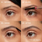 Lápis para Sobrancelhas NYX BLADE & SHADE NANO Nº 11-Grey Cosmética - nacloset 2