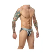 Tanga Mob Eroticwear Branco Preto Cuecas - nacloset