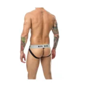 Tanga Mob Eroticwear Branco Preto S Cuecas - nacloset 2