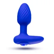 Plug Anal Gplug Pequeno Rosa Neon Blush Oh My Gem Azul (7,6 cm) Consoladores - nacloset