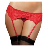 Cinta de Ligas Seven Til Midnight 9555 Vermelho (Tamanho S/M) (34-38) Lingerie e Roupa Interior - nacloset