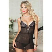 Vestido Seven Til Midnight Preto (Tamanho único) Babydolls e bodies - nacloset 2