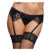 Cinta de Ligas Seven Til Midnight 9759 Preto (Tamanho M) (38-42) Lingerie e Roupa Interior - nacloset