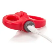 Anel Peniano Vibraring The Screaming O Charged Yoga (Vermelho) Anéis para o Pénis, Alargadores e Extensores - nacloset 2