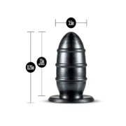 Plug Anal Blush Jet Preto (8,9 cm) Consoladores - nacloset 2