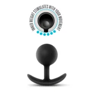 Plug Anal Blush Adventures Preto (8,9 cm) (7,6 cm) Consoladores - nacloset 2
