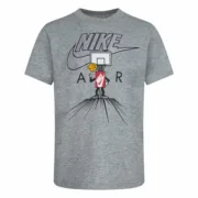 Camisola de Manga Curta Infantil Nike Icons Of Play Cinzento Moda | Acessórios - nacloset