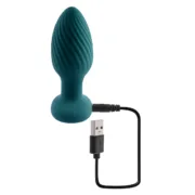 Plug Anal Playboy SPINNING TAIL TEASER Verde Consoladores - nacloset 2