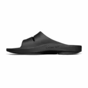 Chinelos para Homem OOfos Ooahh Preto Chinelos e meias de natação - nacloset 2