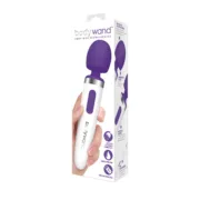 Massajador Varinha Mágica Aqua Mini Recarregável Roxo Bodywand Multi Function Wands Roxo Sexshop - nacloset