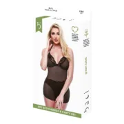 Conjunto de Lingerie Baci Lingerie Preto (S/M) Cuequinhas e tangas - nacloset 2