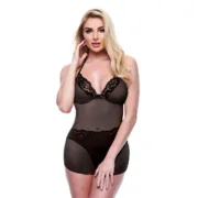 Conjunto de Lingerie Baci Lingerie Preto (M/L) Cuequinhas e tangas - nacloset