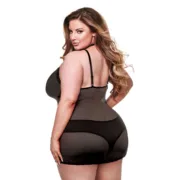 Conjunto de Lingerie Baci Lingerie Preto (Queen size) Cuequinhas e tangas - nacloset 2